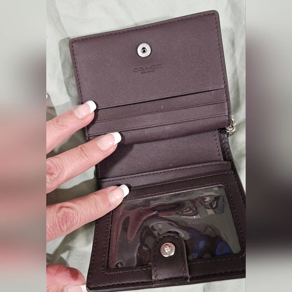 Coach Brynn 2021 NWOTs Gray Crossbody Bag and Wallet Set - Picture 10 of 14